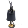 Image de Kare Design Lampe de table Animal Rabbit 6 Noir mat, Noir, 68x23x26 Cm, Luminaire d’intérieur lampe de table, Lampe de table décorative, Lampe sculpture, Motif animal sculptural, Salon