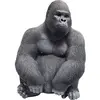 Image de Kare Design Figurine Décorative Monkey Gorilla Side, Noir, Animal Singe, Sculpture, Deco Intérieur, Décoration Chambre, Salon, Cadeau, 39x30x28 cm (H/L/P)