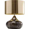 Image de Kare Design Lampe à Poser Mamo Deluxe, Marron/Or, Acier, Lampe de Table, Lampe salon, Deco Intérieure, Decoration Chambre, Couloir, Maison, 41x30x30cm (Ampoule Non Incluse)