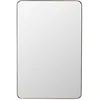 Image de Kare Miroir Mural Design Simply Doré Miroir avec Cadre pour Couloir, Salon, Chambre à Coucher, 90 x 60 cm
