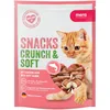 Image de MERA Crunch & Soft - Délicieuses Friandises au Saumon pour Chat - Encas Nutritif Riche en Vitamines et Minéraux - Bouchées Croustillantes avec Coeur Onctueux (200 g)