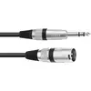 Image de Omnitronic 30225196 XLR Câble adaptateur [1x XLR mâle 3 pôles - 1x Jack mâle 6,3 mm (stéréo)] 2.00 m noir