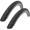 Image de Schwalbe 11116448.02, Marathon Winter Plus Perf, SmartGuard, TwinSkin Unisexe Adulte, B/B+RT, 42-406 HS396 168 Steel Studs WIC 67EPI, Gris