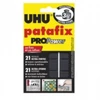Image de UHU Patafix Pro Power Noir - Adhésif Rétractable pour Affichage Lourd - Boîte de 21 Pastilles Réutilisables