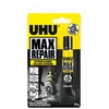 Image de UHU Max repair power - Colle Extra-Forte et Flexible - Universelle Tous Supports: Chaussures, Caoutchouc, Cuir - Résiste à l'Humidité et -40°C à +120°C - Sans solvant - Transparente - Tube 20 g