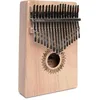 Image de CASCHA Kalimba, acajou piano avec 10 dents, accessoires, sac en tissu, sac de transport, chiffon de nettoyage, marteau d'accordage, autocollant de partie. 17 Zungen, HH 2146