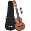 Image de Guitarlele en acajou (avec sac rembourré, 3 médiators)