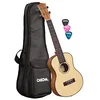 Image de Ukulélé ténor Spruce Solid Top Lefthanded (avec sac rembourré, 3 médiators, haut : spruce)
