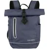 Image de travelite rolltop sac à dos imperméable, sac à dos pour vélo, sac à dos de loisirs avec fermeture rolltop & réflecteurs, BASICS, 48 cm, 19 litres