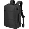 Image de Travelite Workflow Sac à dos pour ordinateur portable 15,6 pouces, sac à dos de voyage en matériau recyclé avec compartiment de sécurité, Noir, Rucksack 46 cm, Professionnel