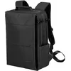 Image de Travelite Workflow Sac à dos pour ordinateur portable 15,6 pouces, sac à dos de voyage en matériau recyclé avec compartiment de sécurité, Noir, Rucksack 41 cm, Professionnel