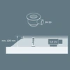 Image de TECE drainline Siphon, DN 50 évacuation latérale, 650001,