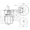 Image de FEBI BILSTEIN Soufflet à air, suspension pneumatique pour TOYOTA: Corolla, Crown, Cressida, Camry, Carina, Celica & MITSUBISHI: Pajero (Ref: 46271)