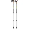 Image de LEKI Traveller Bâtons en Aluminium Noir/argenté/Gris néonyellow, 90-130 cm
