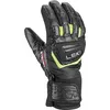Image de LEKI Gants WCR Team 3D pour Enfant, Noir/Citron glacé, EU 7