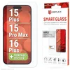 Image de Displex Smart Glass (9H) pour Apple iPhone 15 Plus/15 Pro Max/16 Plus, broderie de montage, incassable, ultra fin, invisible
