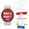 Image de Displex Lot de 2 films de protection en verre hybride pour Samsung Galaxy Watch7, 44 mm   9H   Anti-traces de doigts   Sans bord   Fabriqué en Allemagne