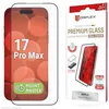 Image de Displex EASY-ON® MountMaster Film de protection d'écran en verre trempé de qualité supérieure pour Apple iPhone 17 Pro Max 10H, résistant aux rayures, sans bulles d'air