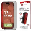 Image de Displex EASY-ON® MountMaster Film de protection d'écran en verre trempé pour Apple iPhone 17 Pro Max, 10H, résistant aux rayures, sans bulles