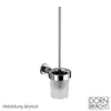 Image de Dornbracht Tara. Porte-brosse WC avec brosse, 83900892-33,