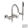 Image de Dornbracht Tara. Mitigeur de baignoire en applique, Mélangeur, 25133892-06,