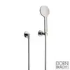 Image de Dornbracht Tara. Set de douche avec raccord mural coudé et support, 3 jets, 27803892-06,