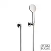 Image de Dornbracht Tara. Set de douche avec raccord mural coudé et support, 3 jets, 27803892-08,