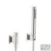 Image de Dornbracht CL.1 Set de douche avec raccord mural coudé et support, 1 jet, 27809985-06,