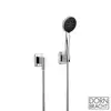 Image de Dornbracht Lissé Set de douche avec raccord mural coudé et support, 3 jets, 27803845-00,