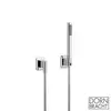 Image de Dornbracht Lissé Set de douche avec raccord mural coudé et support, 1 jet, 27802845-00,