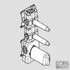 Image de Dornbracht xTOOL Module de mitigeur thermostatique encastré avec 2 robinets 3/4", 3552197090,