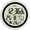 Image de Horloge radiopilotée Techno Line WT3005 radiopiloté(e) 14.7 cm x 14.7 cm x 14.7 cm x 14.7 cm x 7.9 cm argent protégé contre les projections deau