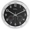 Image de Horloge murale Techno Line WT 7981 à quartz 30 cm x 50 mm chrome