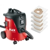 Image de Flex VC21LMC - Aspirateur Eau Et Poussière - Incl Sacs Filtrants (5 Pièces) - 1250W - Classe L - 20L