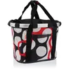 Image de Rixen und Kaul Lenker Klappkorb Bikebasket Klickfix Femme, Motifs Cercles (Rings), 26 x 35 x 28 cm