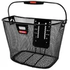 Image de KLICKFIX UNI Panier avant avec support de lumière, Noir - Noir
