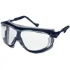 Image de Uvex 9175/260 monture bleue, lentille transparente vue de dessus