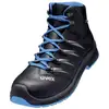 Image de uvex 2 trend 6935243 Chaussures montantes de sécurité S3 Pointure (EU): 43 bleu-noir 1 paire(s)