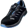 Image de uvex 6938 6938244 Chaussures basses de sécurité S1P Pointure (EU): 44 noir/bleu 1 paire(s)