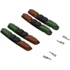 Image de XLC Bremsschuhe Ersatzbremsgummi Bs-x09 4er Set 72 Mm Pièces de Vélo, Remplacement des Mâchoires de Frein en Caoutchouc, Patins Mixte-Adulte, Noir/Vert/Rouge, Taille Unique