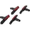 Image de XLC Cartridge V-Brake BS-V03 2014 Plaquettes de Frein, Noir/Rouge