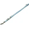 Image de Nobby Tartan Laisse de Dressage pour Chien Bleu Clair 200 cm/10 mm