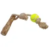 Image de Nobby Bois de café avec Corde et Boule L env. 56 cm