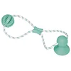 Image de Nobby Balle en Caoutchouc Plein avec Corde Dental Line - 50 cm - Diamètre : 7 cm