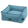 Image de Nobby 61918 Linou Lit rectangulaire Bleu 75 x 60 x 23 cm
