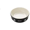 Image de Nobby Mangeoire en Terre Cuite pour Chien Motif Dog Noir Diamètre 12 cm