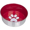 Image de Nobby Mangeoire Antidérapante en Acier Inoxydable pour Chien Motif Patte Rouge 23,5 cm/2,7 L