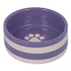Image de Nobby 82428 Strio Gamelle en céramique Lilas/crème Ø 12 x 5,5 cm 0,35 l