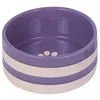 Image de Nobby 82430 Strio Gamelle en céramique Lilas/crème Ø 18 x 7 cm 1,25 l