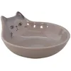 Image de Nobby 82450 Kato Gamelle en céramique pour Chat Gris Ø 12 x 5,5 cm 0,15 l
